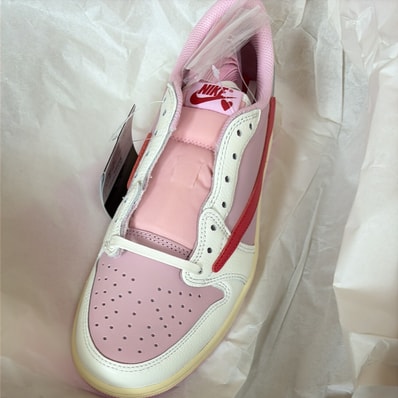 Travis Scott × Nike Air Jordan 1 Retro Low OG "Sail/Tropical Pink"