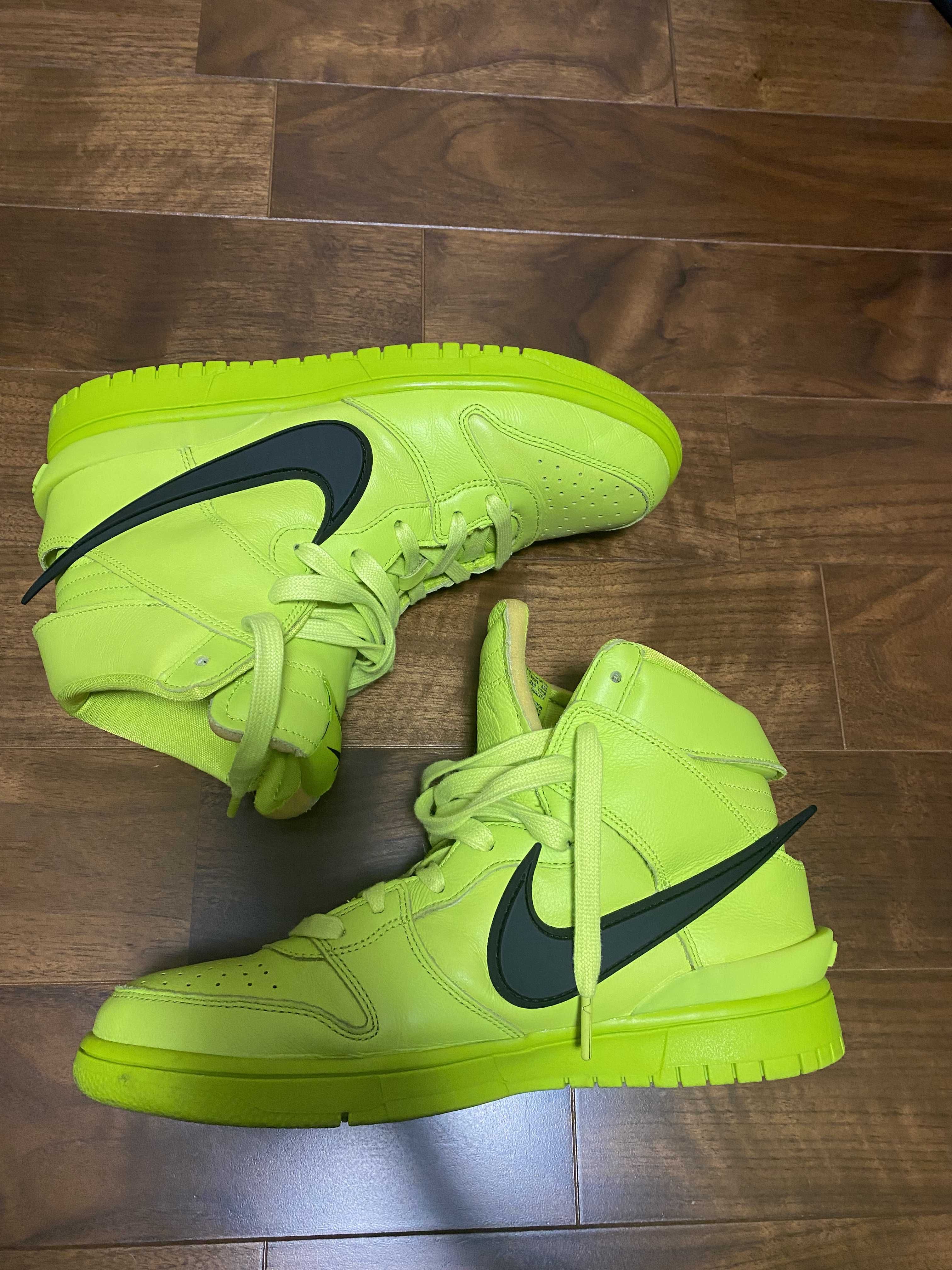 AMBUSH × NIKE DUNK HIGH "FLASH LIME"