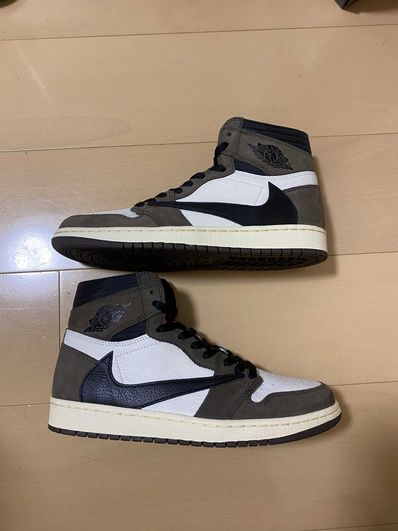 Travis Scott × Nike Air Jordan 1 Retro High OG TS SP "Sail/Dark Mocha"