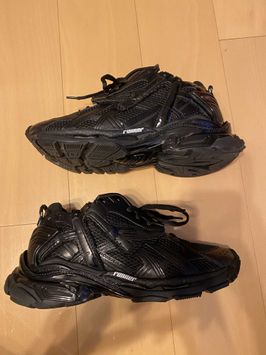 キス × バレンシアガ ランナー "ブラック"