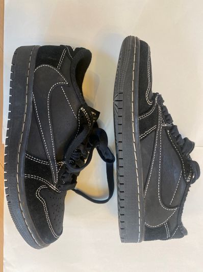 Travis Scott × Nike Air Jordan 1 Low OG SP "Black Phantom"