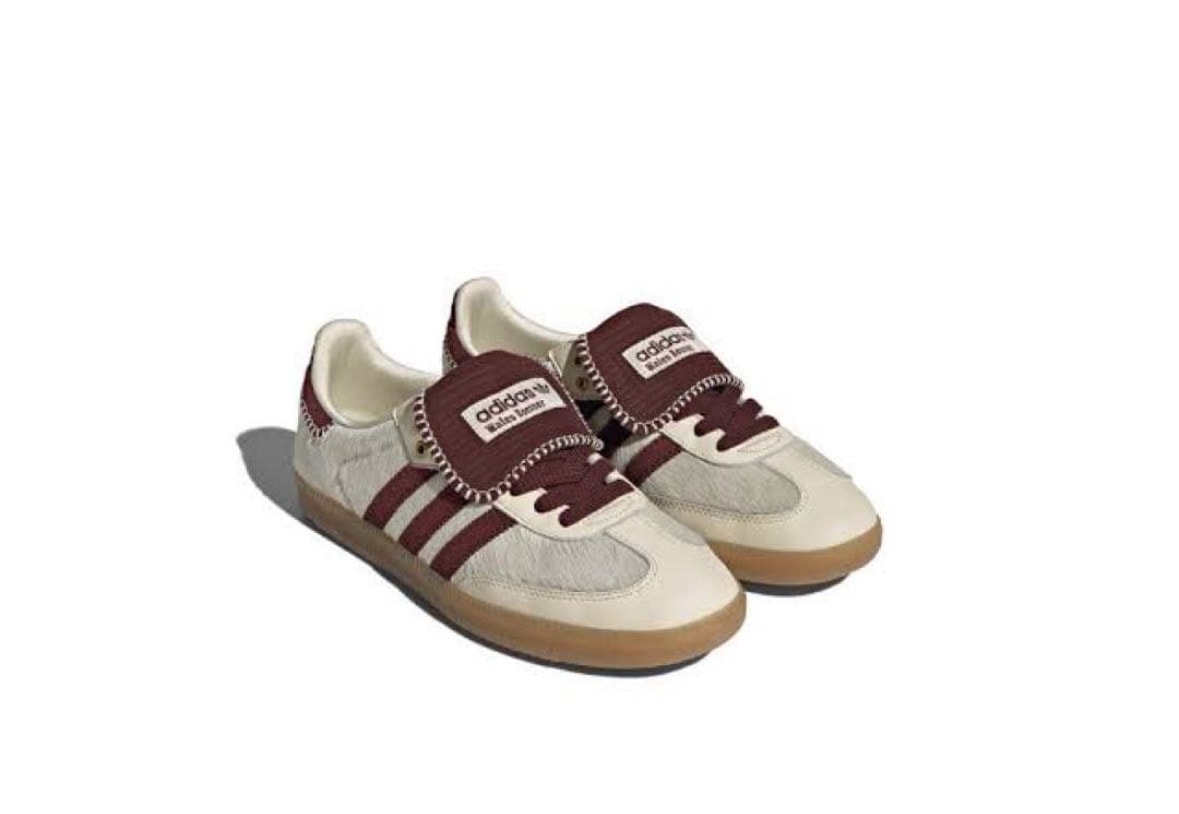 Wales Bonner × adidas Samba Pony Tonal Low "Cream White/Mystery Brown"