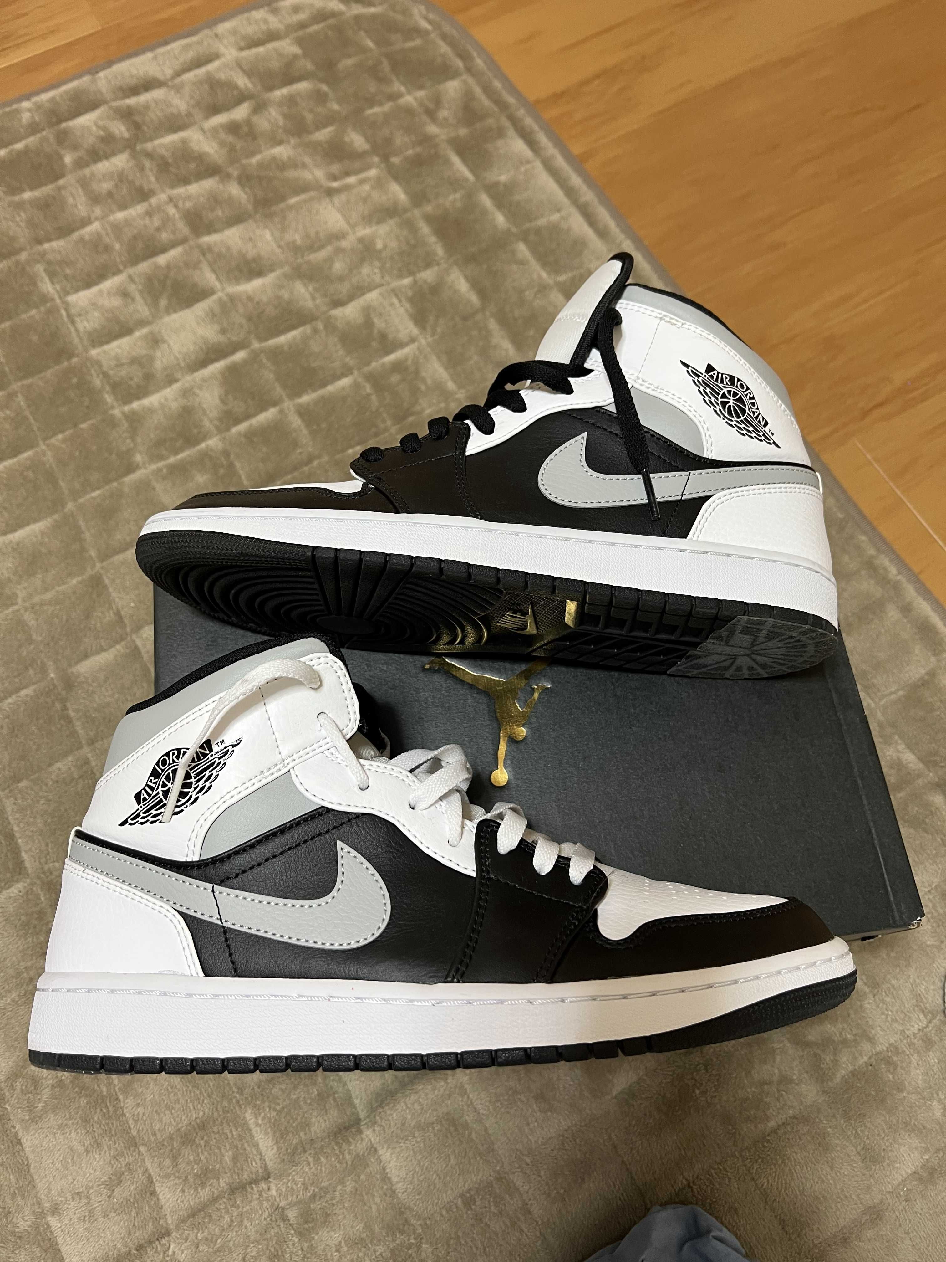 NIKE AIR JORDAN 1 MID "WHITE SHADOW"