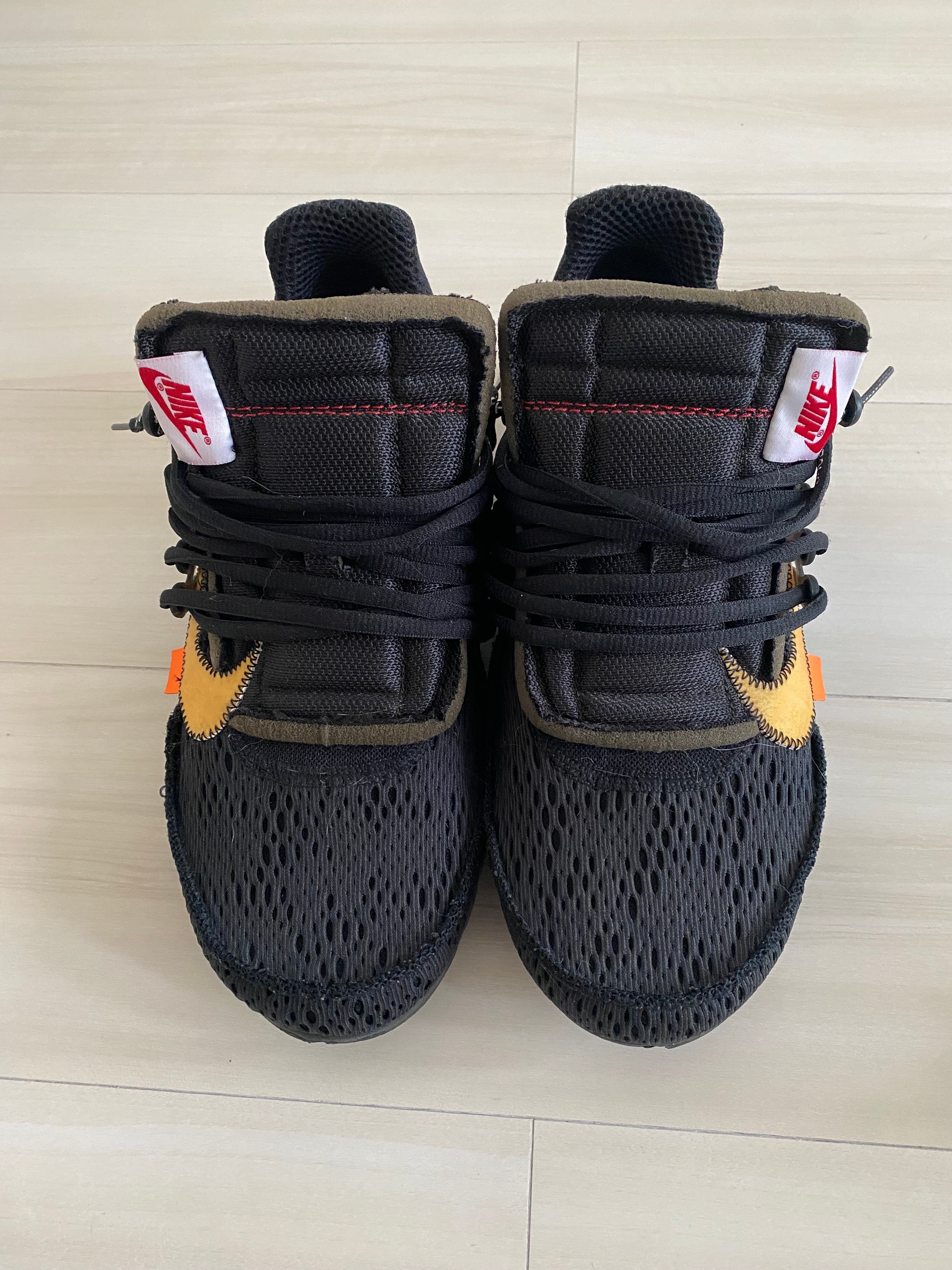 オフホワイト × ナイキ エアプレスト "ブラック"