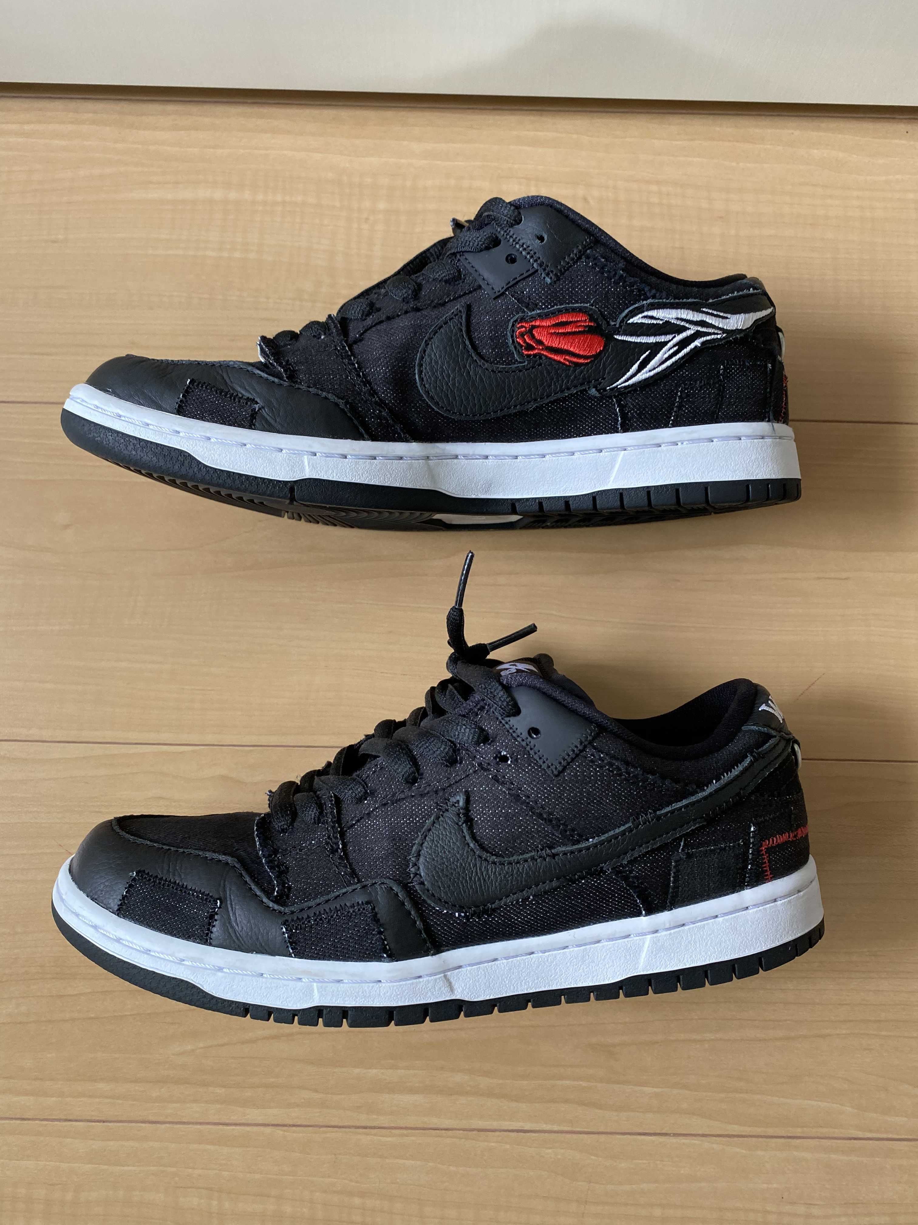 Wasted Youth × Nike SB Dunk Low "Black Denim" / VERDY