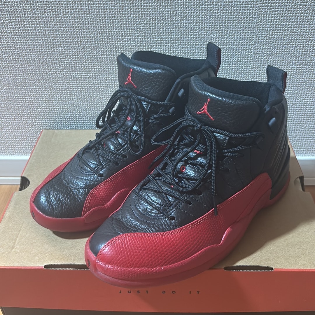 Nike Air Jordan 12 Retro "Flu Game/Black and Varsity Red" (2025)
