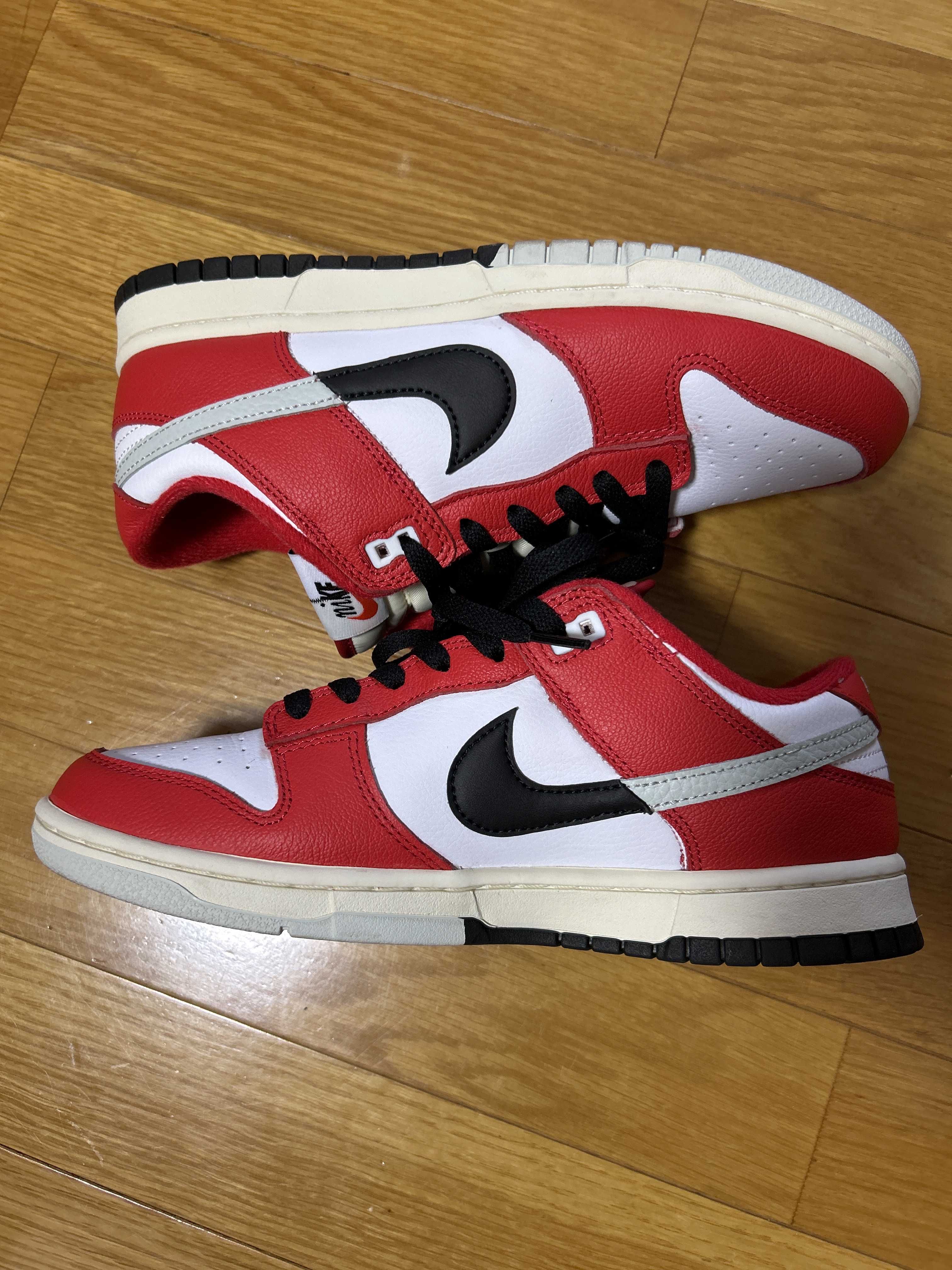 Nike Dunk Low Retro PRM "Chicago Split"