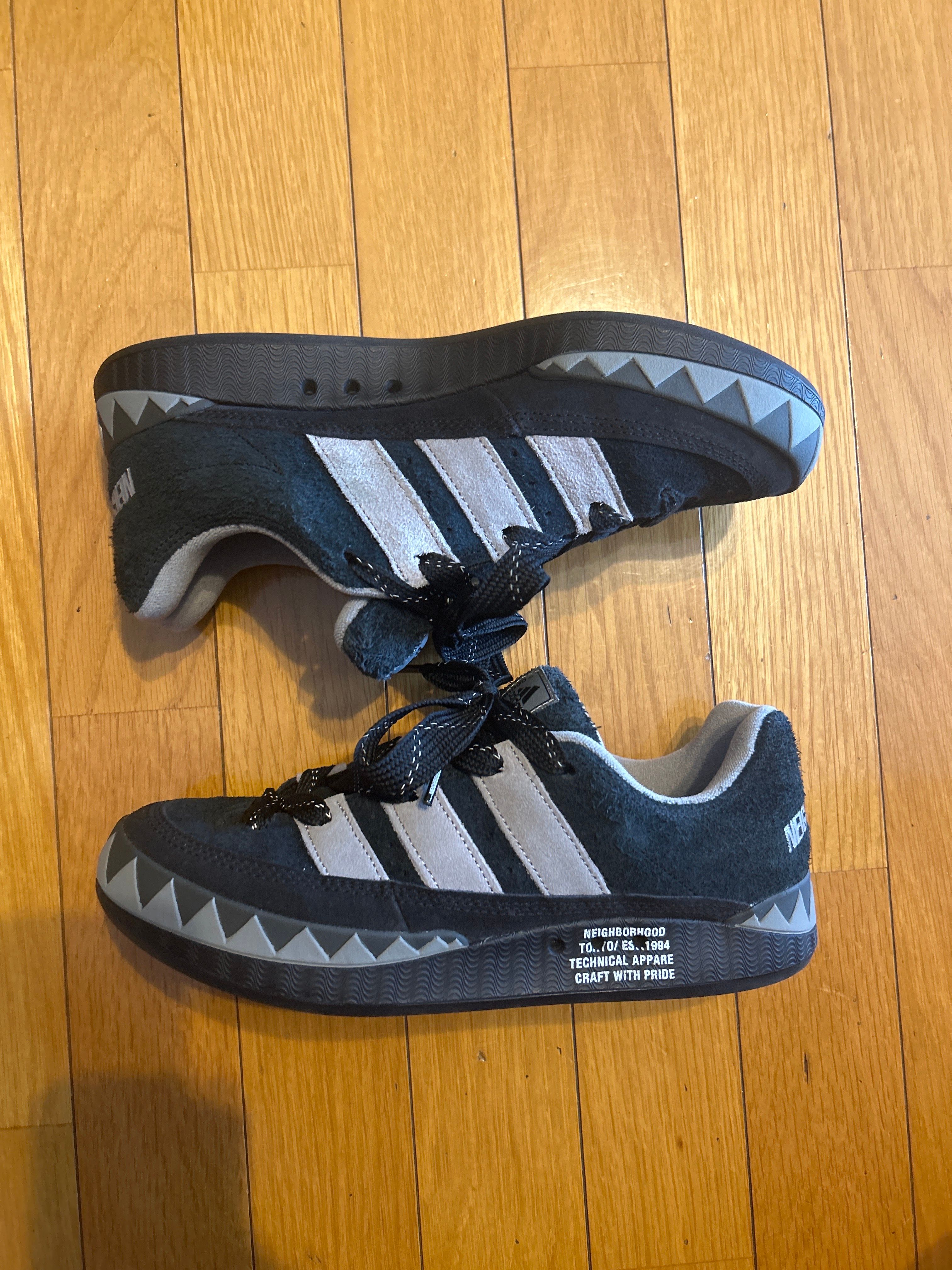 NEIGHBORHOOD × adidas Adimatic "Core Black/Solid Gray"