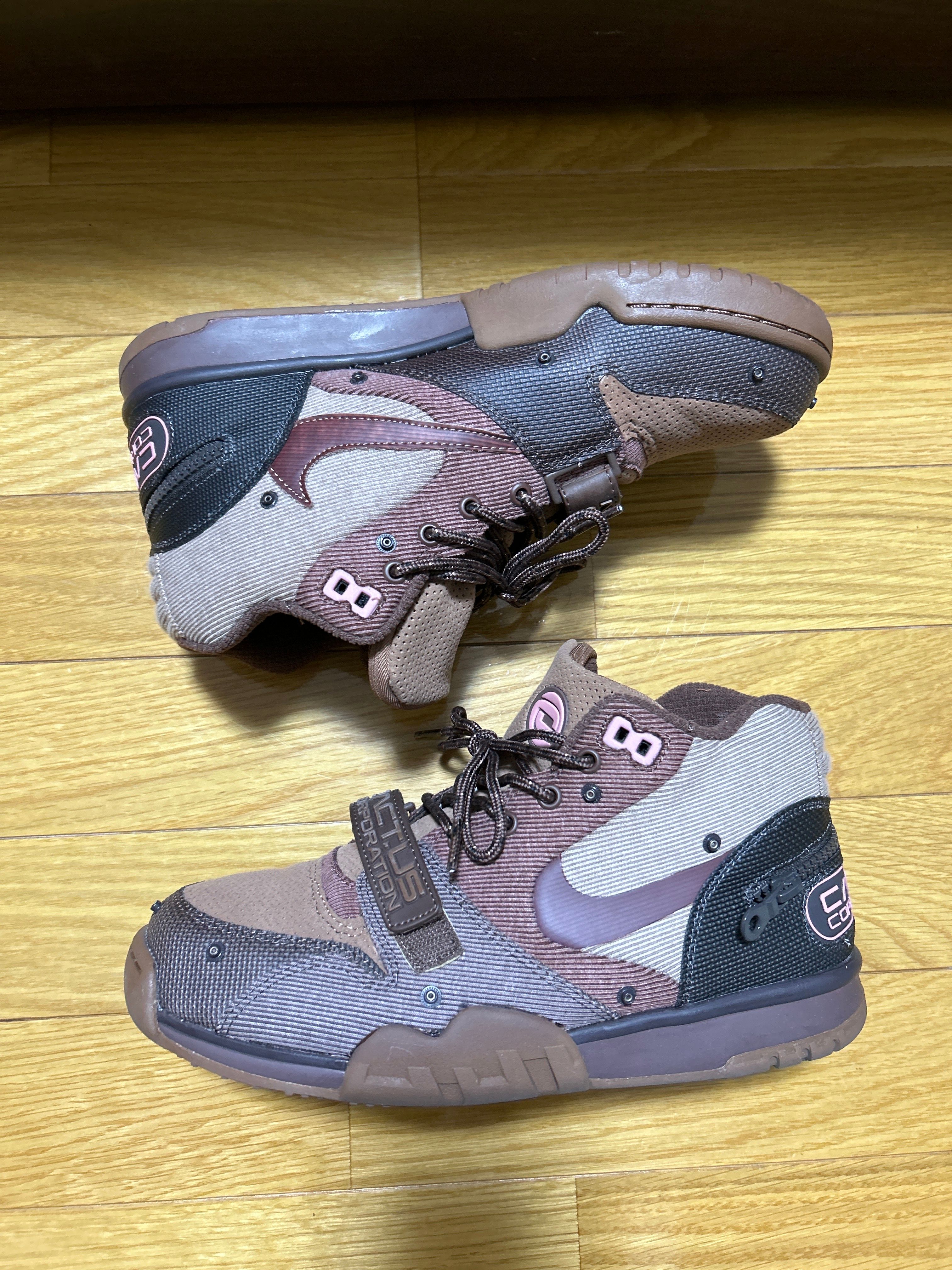 Travis Scott x Nike Air Trainer 1 SP "Archaeo Brown and Rust Pink"