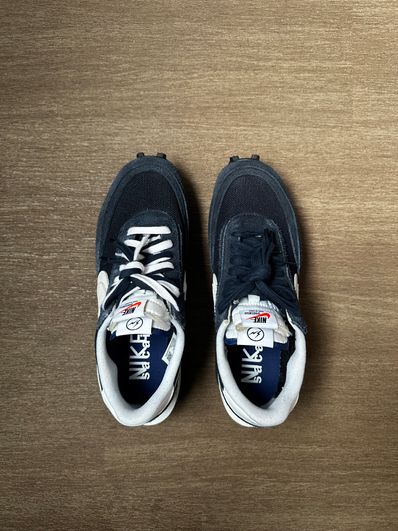 Fragment × sacai × Nike LD Waffle "Blackended Blue"