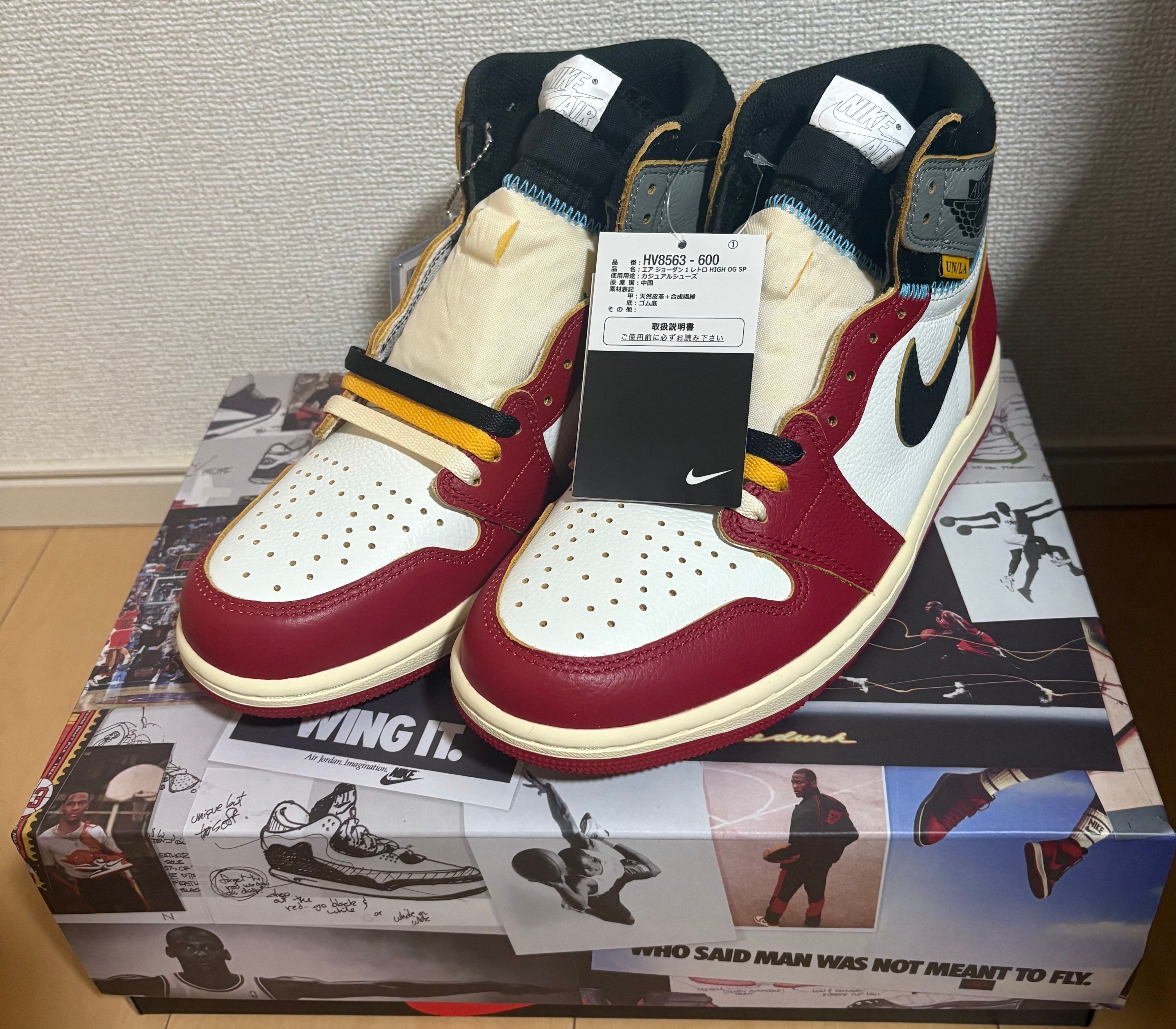 UNION × Nike Air Jordan 1 Retro High OG "Chicago/Shadow"