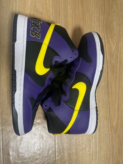 Nike Dunk High EMB "Lakers"
