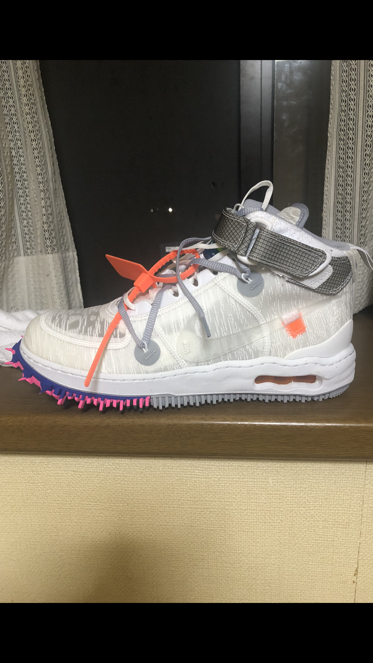 Off-White × Nike Air Force 1 Mid "White"