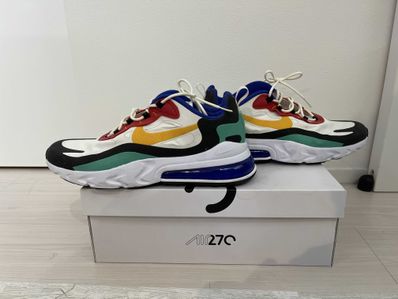 Air max 270 react top trainer phantom / university gold