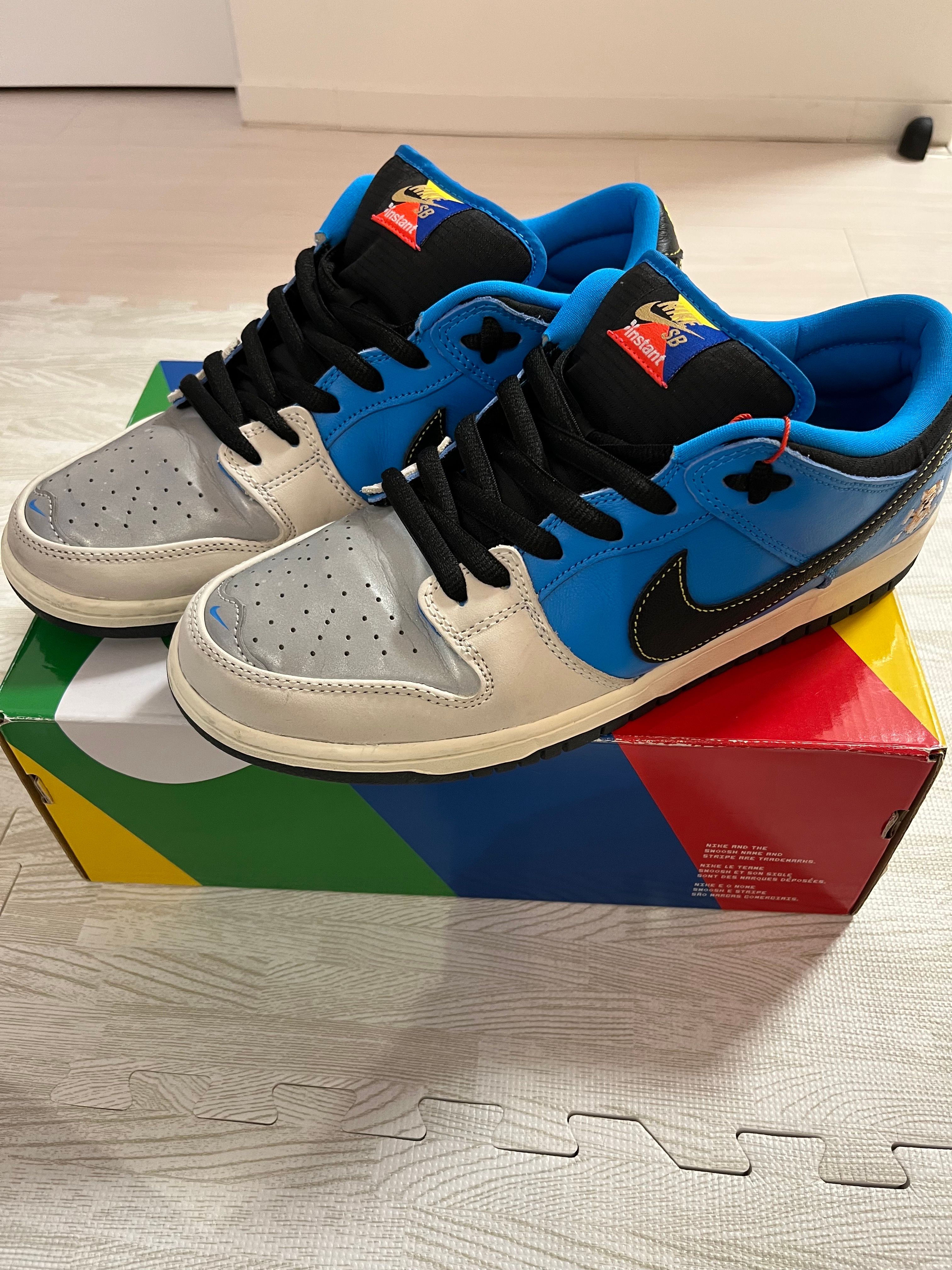 Instant Skateboards × Nike SB Dunk Low "Blue Hero"