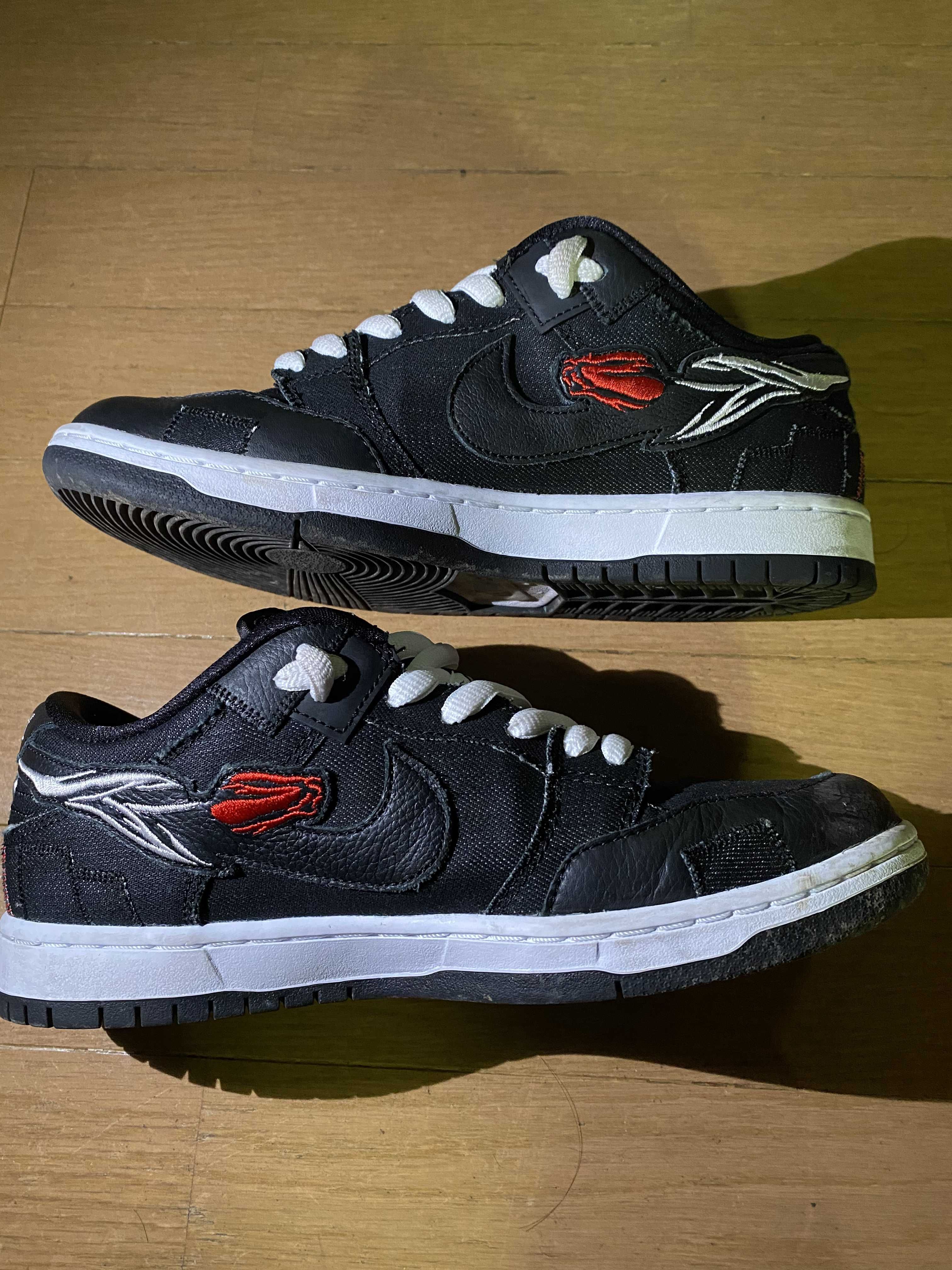 Wasted Youth × Nike SB Dunk Low "Black Denim" / VERDY