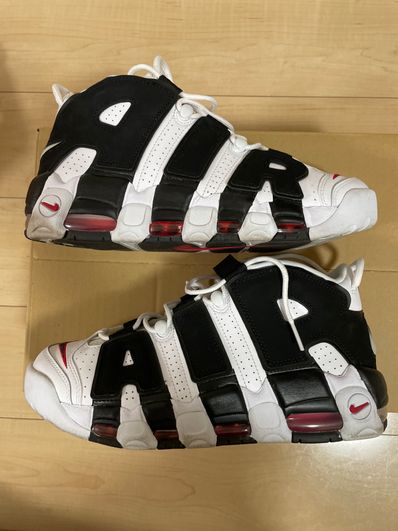 Nike Air More up Tempo "White/Black/University Red"(~2018)