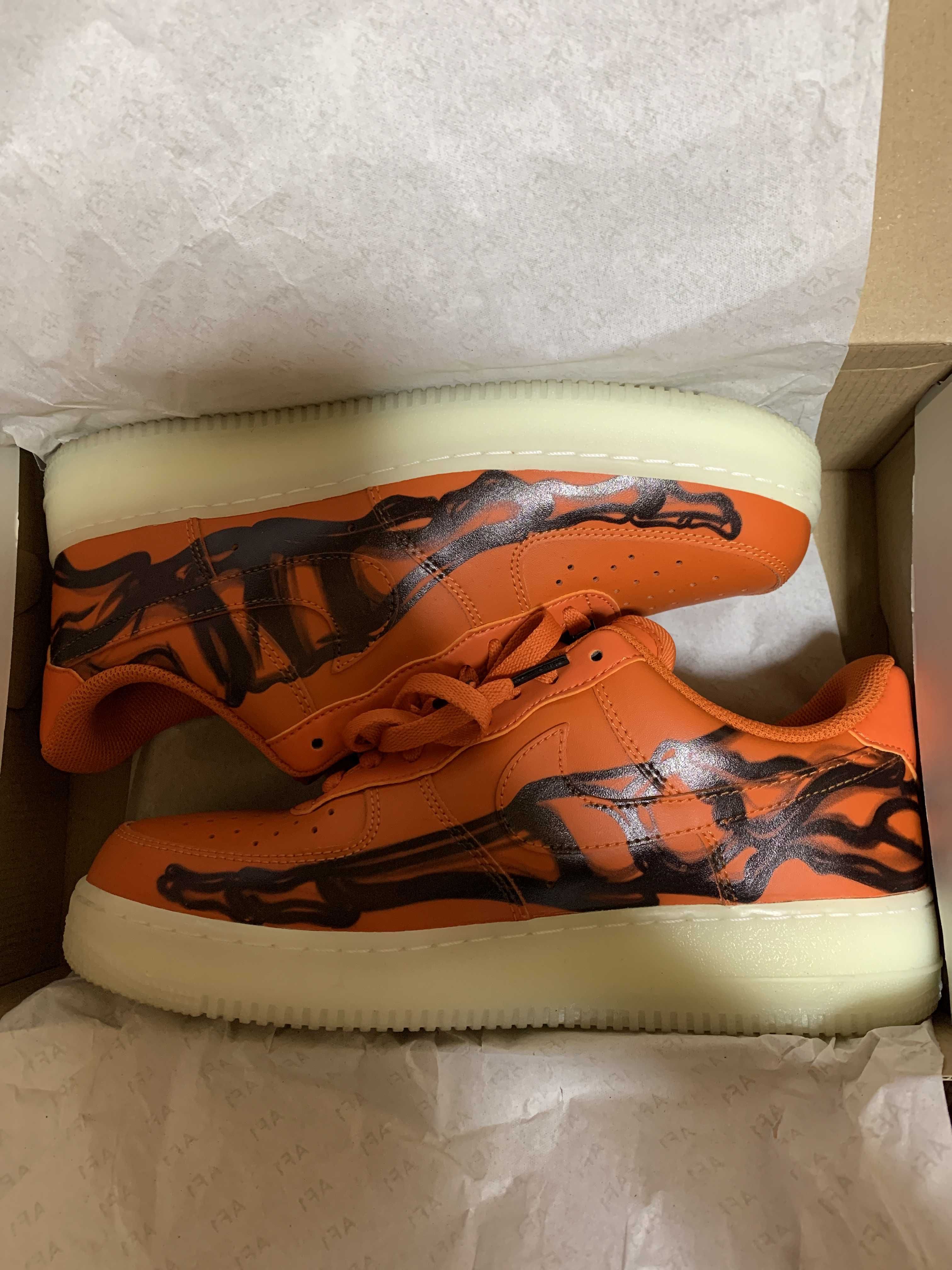 Nike Air Force 1 Low "Orange Skelton"