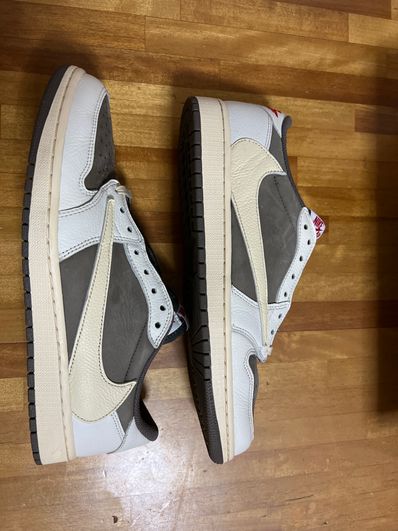 Travis Scott × Nike Air Jordan 1 Low OG SP "Reverse Mocha/Sail and Ridgerock"