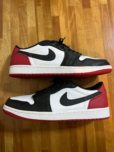 Nike Air Jordan 1 Retro Low OG "Black Toe"