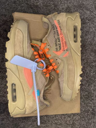 Off-White × Nike Air Max 90 "Desert Ore"