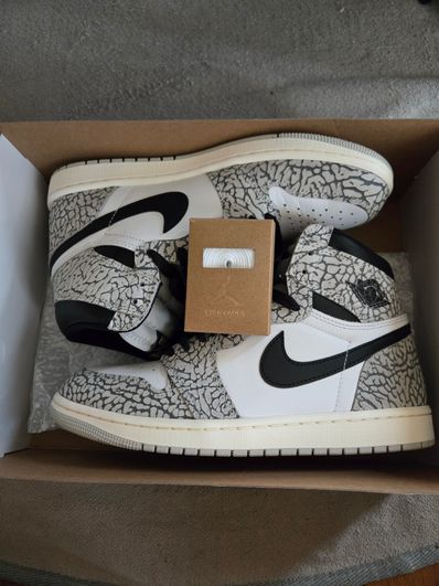 Nike Air Jordan 1 High OG "White Cement/Safari"