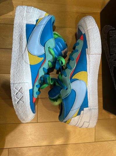 KAWS × sacai × Nike Blazer Low "Neptune Blue"