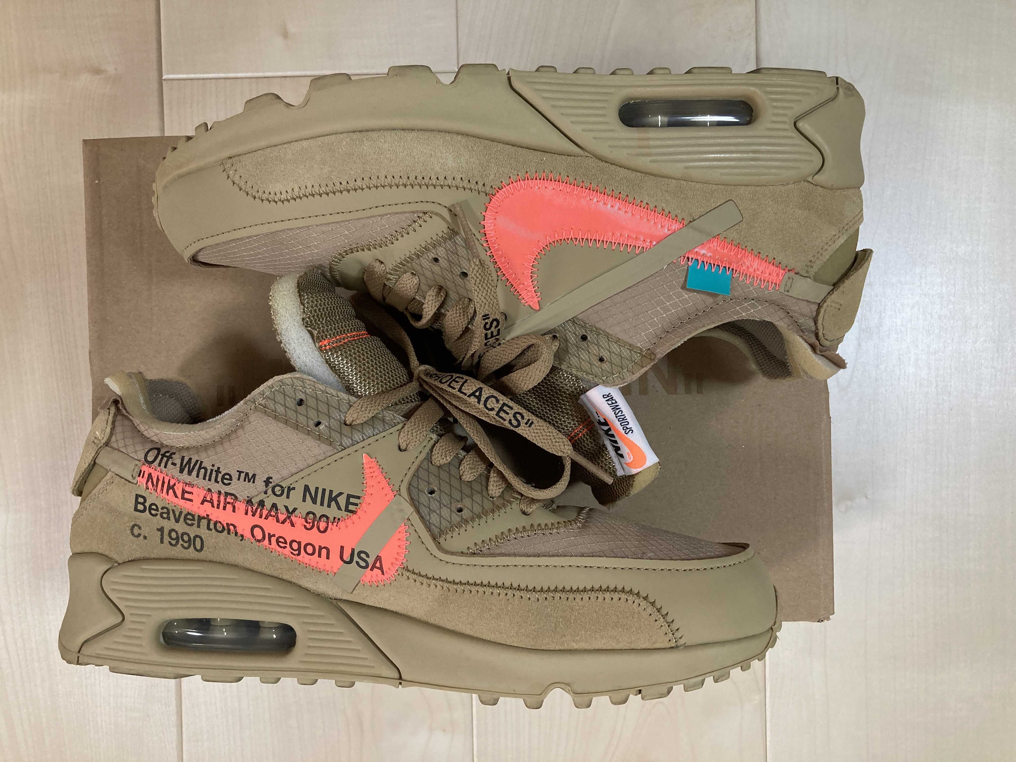 Off-White × Nike Air Max 90 "Desert Ore"