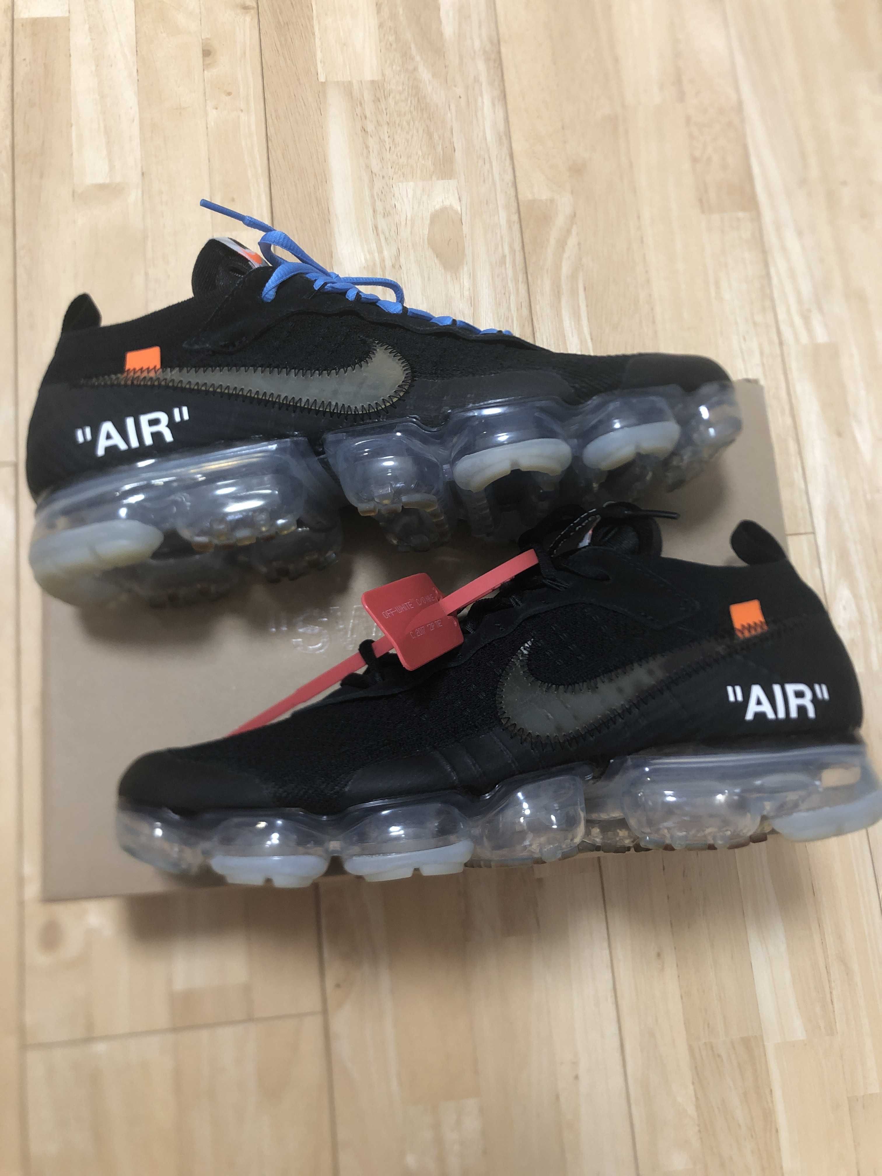 Off-White × Nike Air Vapormax "Black/Total Orange/Clear"