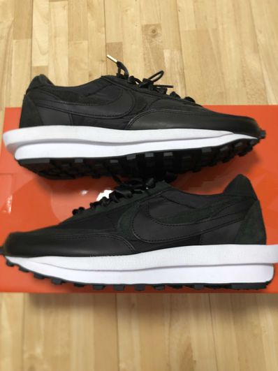 sacai × Nike LDV Waffle "Triple Black"