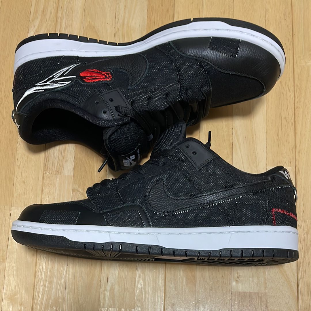 Wasted Youth × Nike SB Dunk Low "Black Denim"(Special Box) / VERDY
