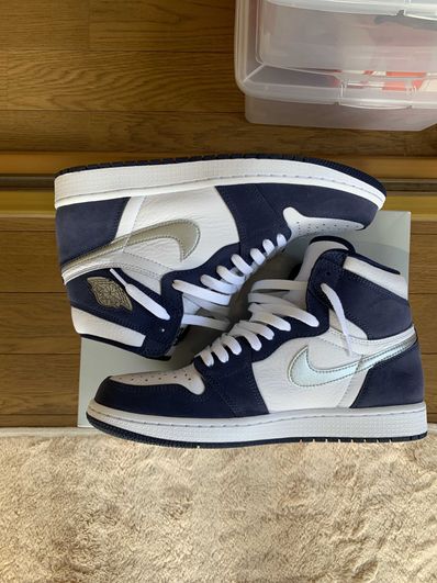 Nike Air Jordan 1 High OG CO.JP "White/Midnight Navy" (2020)(ブリーフケースなし)
