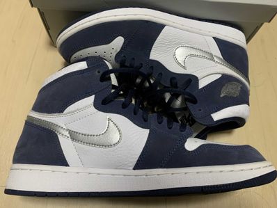 Nike Air Jordan 1 High OG CO.JP "White/Midnight Navy" (2020) (Standard Box)