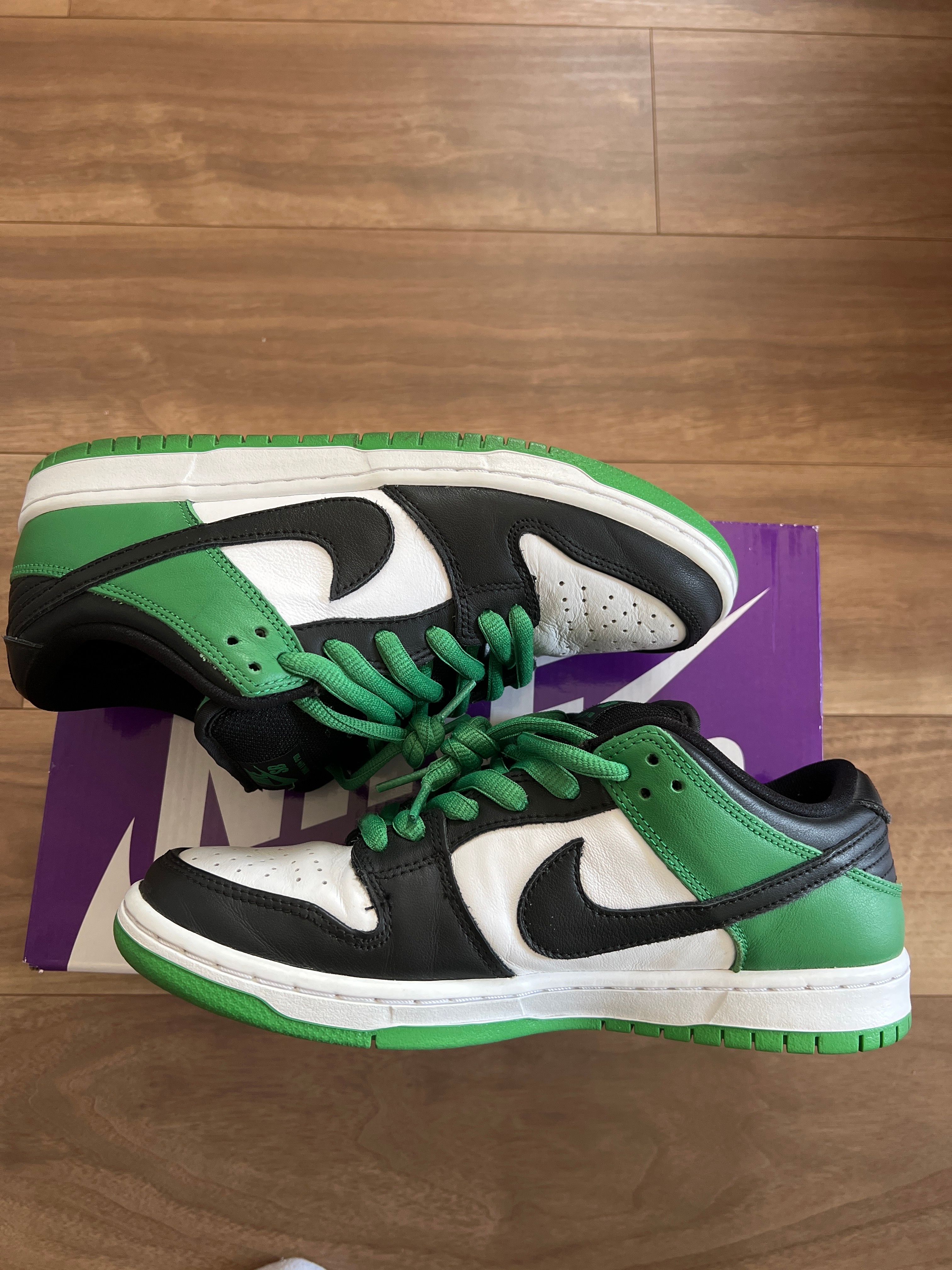 Nike SB Dunk Low Pro "Black and Classic Green"