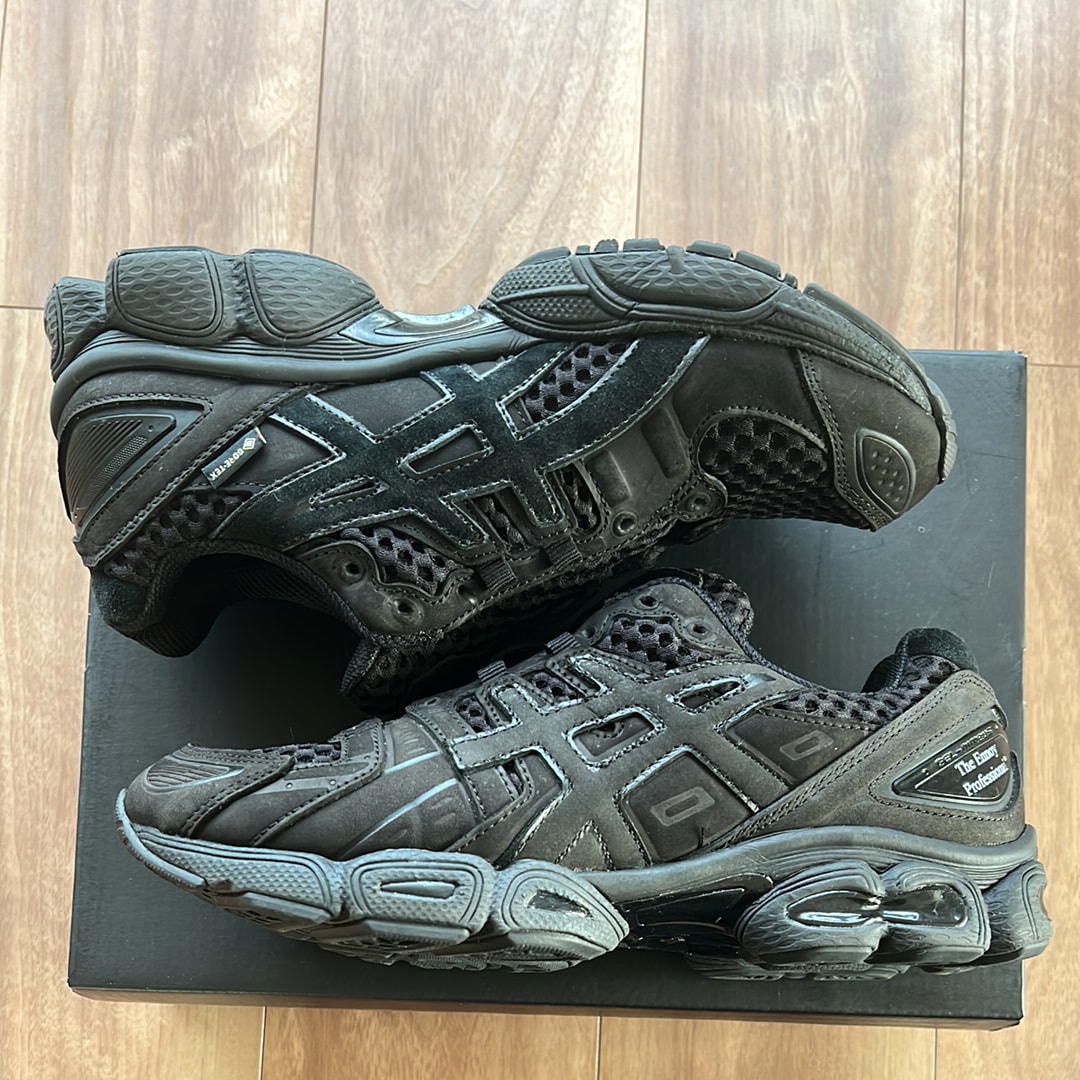 ENNOY × Stylistshibutsu × Asics Gel-Nimbus 9 GORE-TEX "Triple Black"