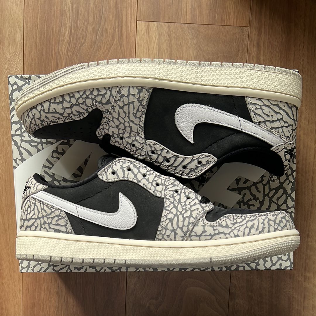 Nike Women's Air Jordan 1 Retro Low OG "Black Cement"