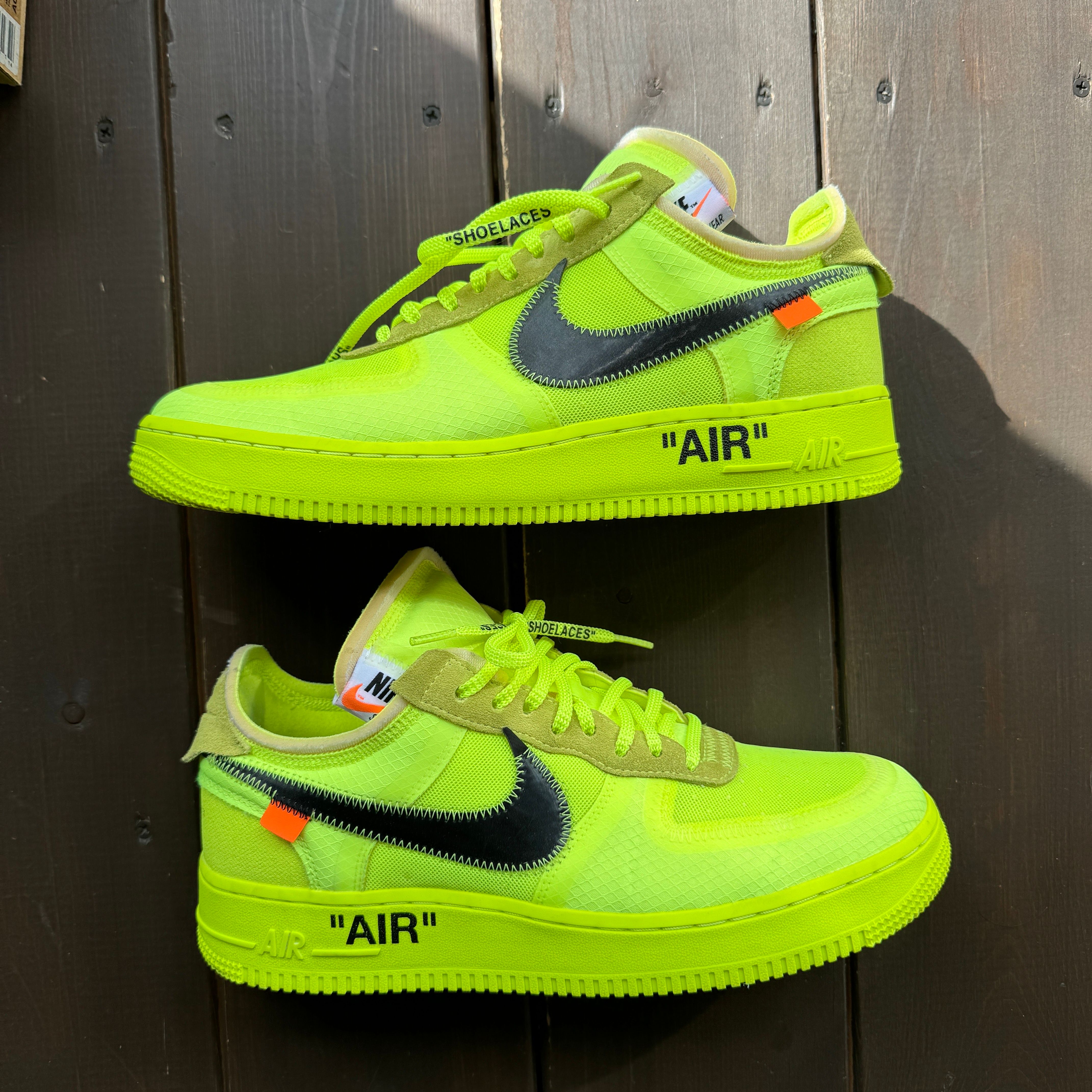 Off-White × Nike Air Force 1 Low "Volt"