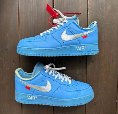 Off-White × Nike Air Force 1 Low "MCA University Blue"