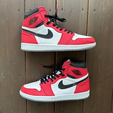 Spiderman × Nike Air Jordan 1 Origin Story "Gym Red/White/Photo Blue/Black"