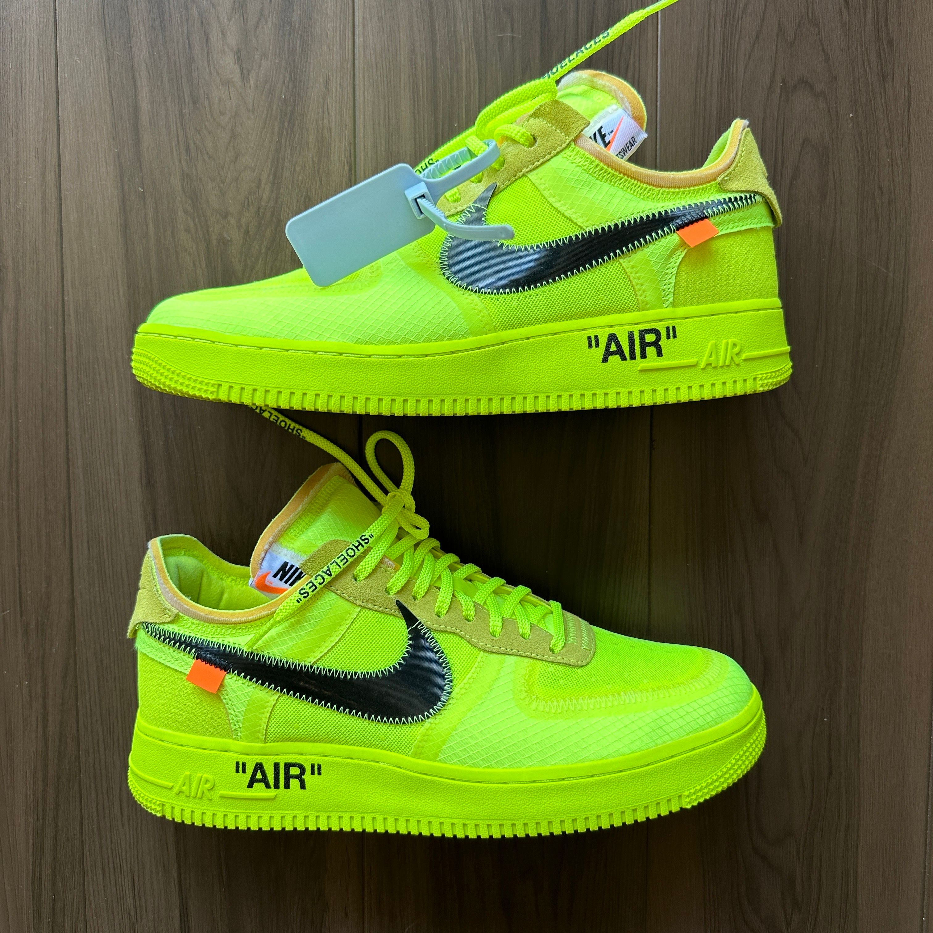 Off-White × Nike Air Force 1 Low "Volt"