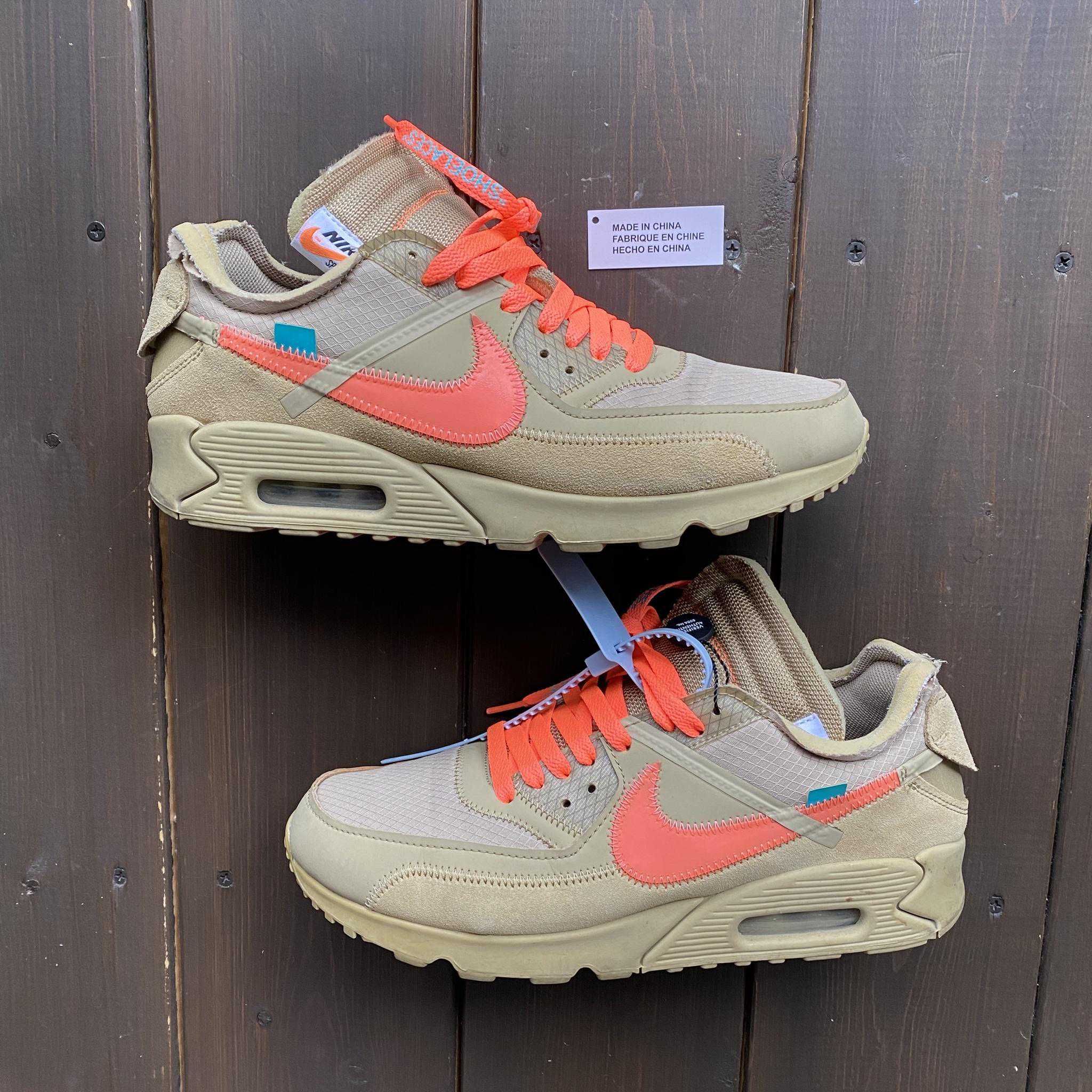 Off-White × Nike Air Max 90 "Desert Ore"