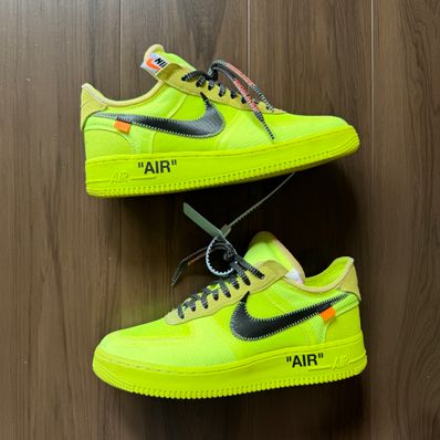 Off-White × Nike Air Force 1 Low "Volt"