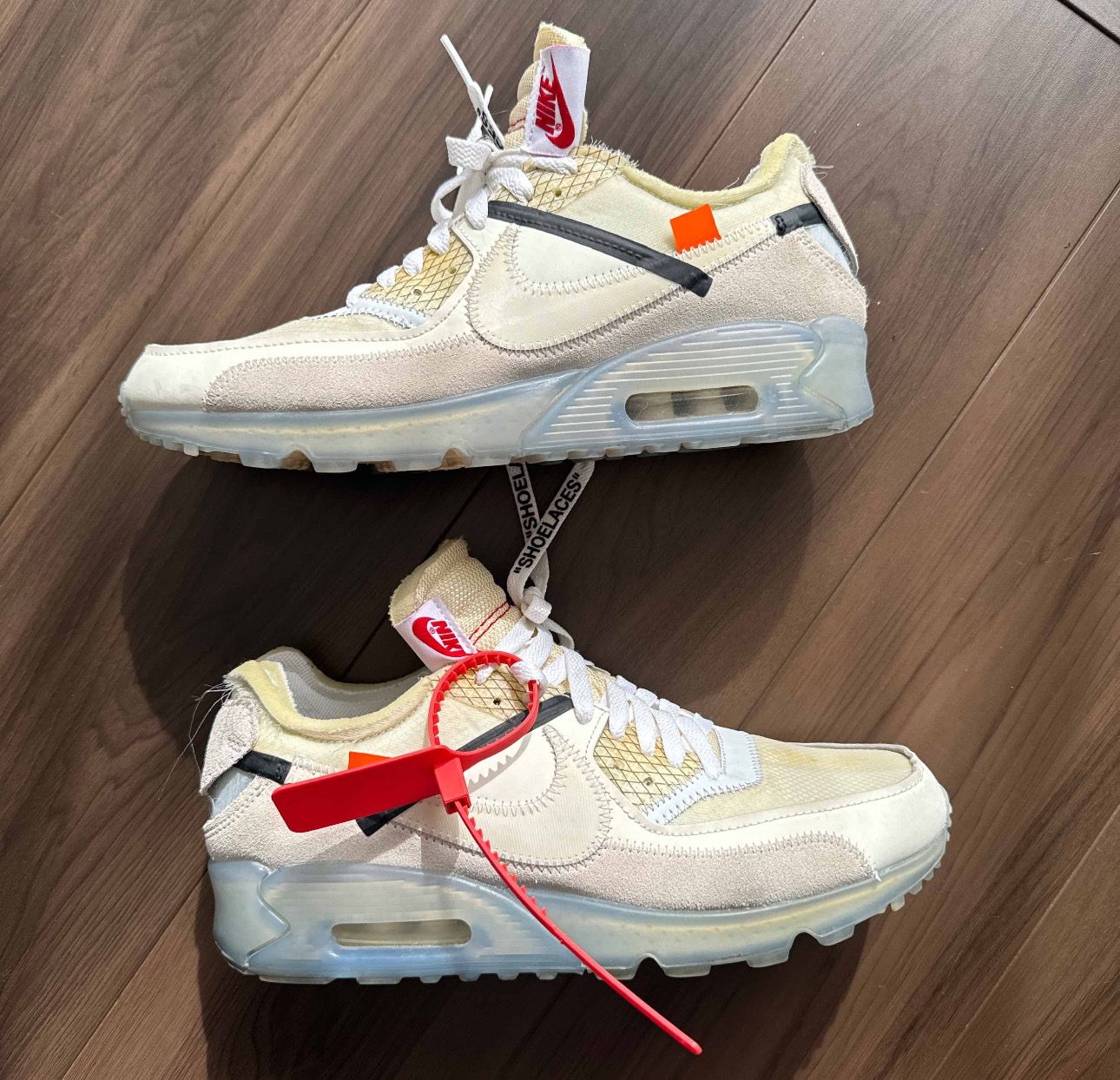Off-White × Nike Air Max 90 "The 10/Sail"