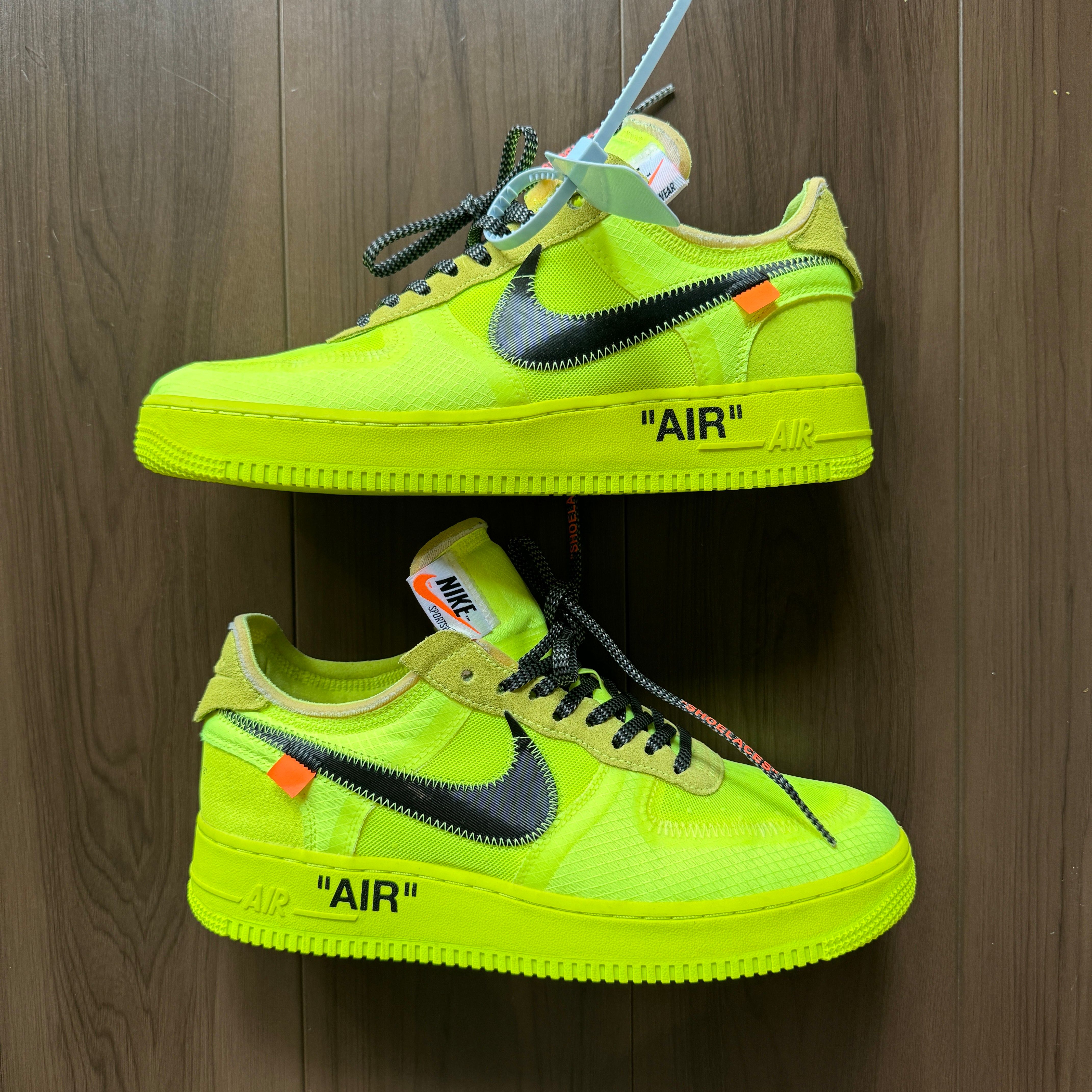 Off-White × Nike Air Force 1 Low "Volt"