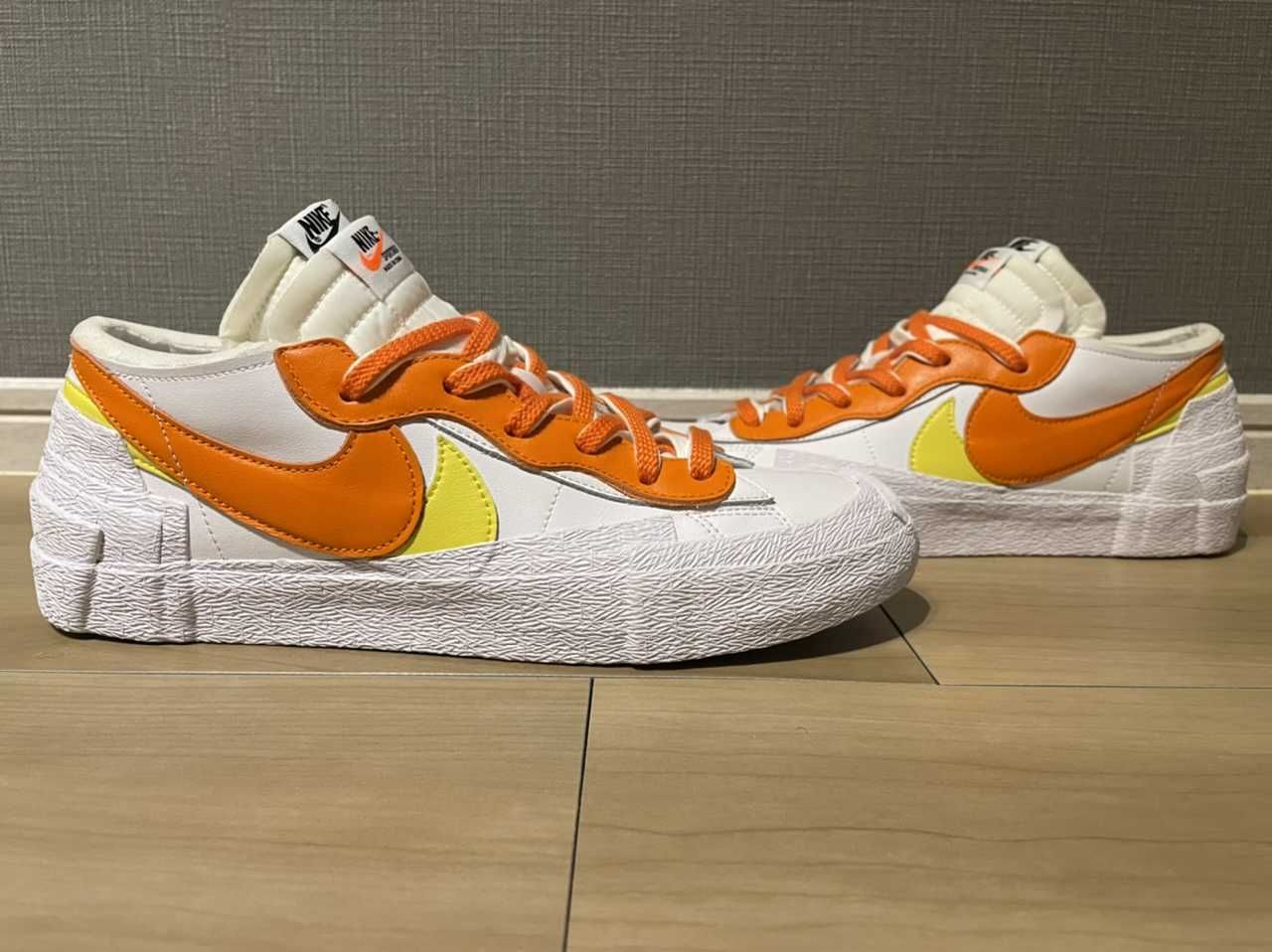 SACAI × NIKE BLAZER LOW "MAGMA ORANGE"
