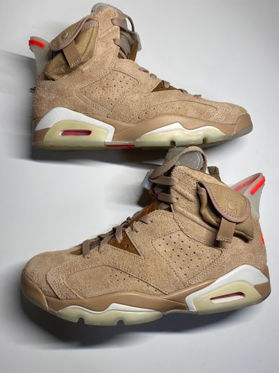 Travis Scott × Nike Air Jordan 6 "British Khaki"