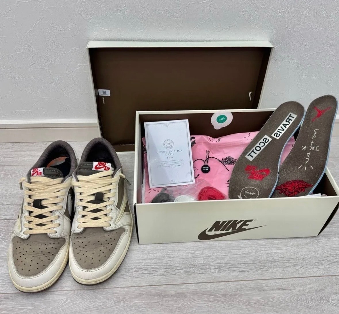 Travis Scott × Nike Air Jordan 1 Low OG SP "Reverse Mocha/Sail and Ridgerock"