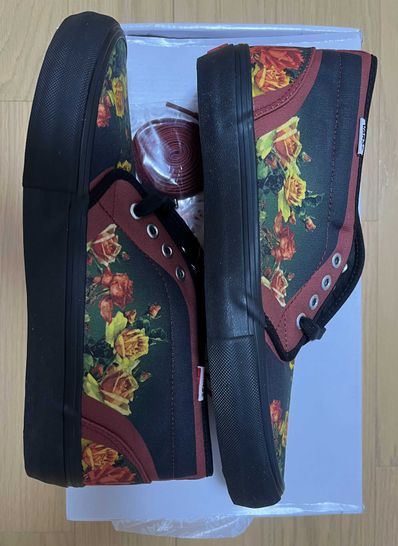 Supreme × Vans Chukka Jean Paul Gaultier "Burgundy Floral"
