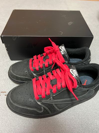 Travis Scott × Nike Air Jordan 1 Low OG SP "Black Phantom"