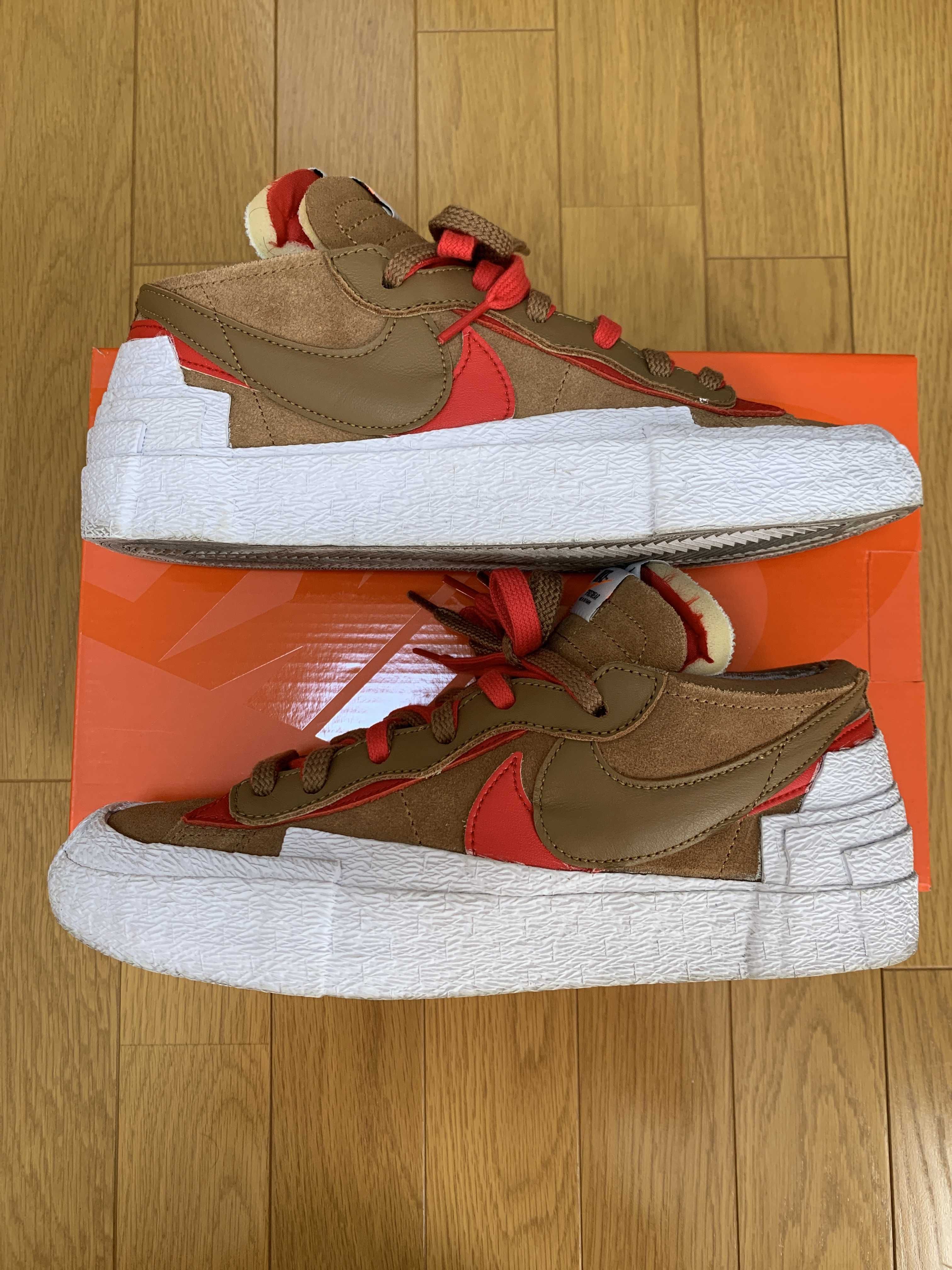 SACAI × NIKE BLAZER LOW "BRITISH TAN"